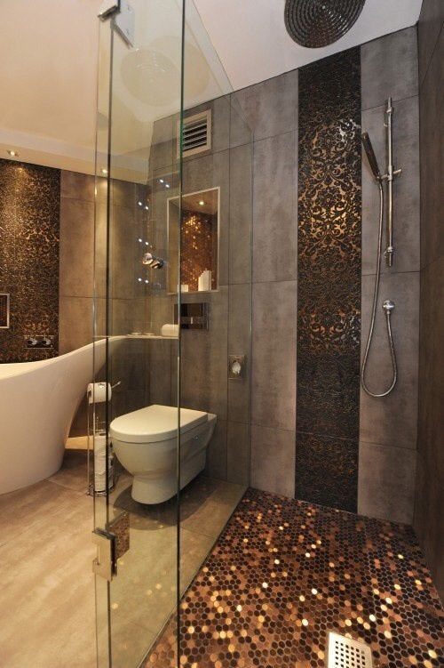 Фотография: Ванная в стиле Лофт, Декор интерьера, Декор дома, Пол – фото на INMYROOM