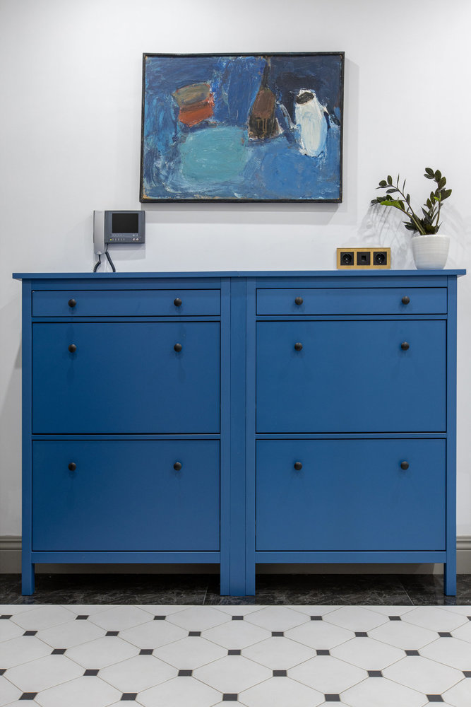 Фотография: Ванная в стиле Современный, DIY, Переделка, ИКЕА, мебель икея, переделка мебели, как покрасить шкаф – фото на INMYROOM