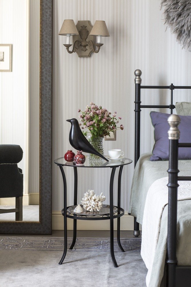 Фотография: Спальня в стиле Прованс и Кантри, Эклектика, Квартира, Проект недели, Москва, Олеся Шляхтина, 2 комнаты, 3 комнаты, 60-90 метров – фото на INMYROOM Фотография: Спальня в стиле Прованс и Кантри, Эклектика, Квартира, Проект недели, Москва, Олеся Шляхтина, 2 комнаты, 3 комнаты, 60-90 метров – фото на INMYROOM