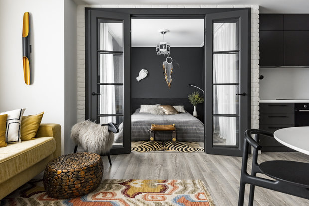 Фото из портфолио Квартира для молодой девушки   с элементами этники. – фотографии дизайна интерьеров на INMYROOM