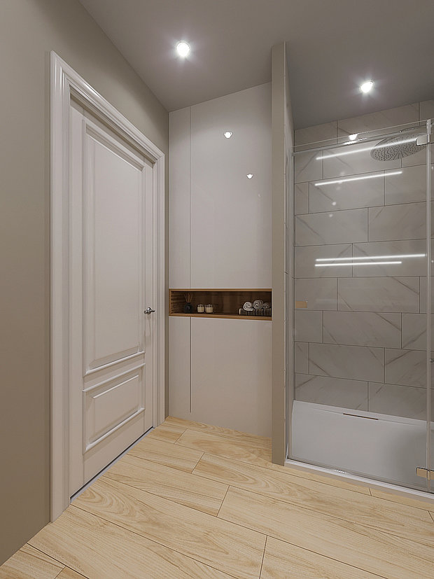 Фото из портфолио Дизайн квартиры Idel Tower – фотографии дизайна интерьеров на INMYROOM