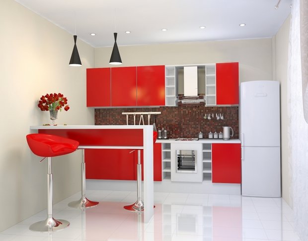 Фотография: Кухня и столовая в стиле Современный, Хай-тек – фото на INMYROOM