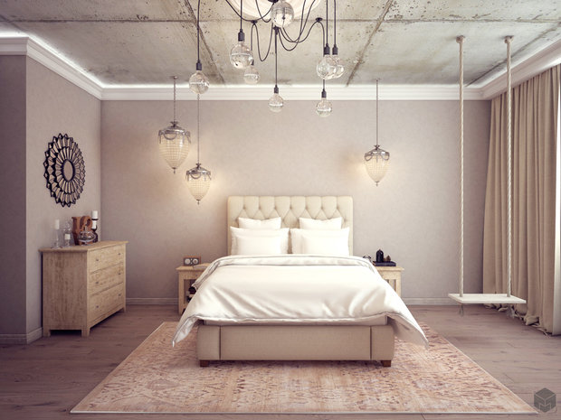 Фото из портфолио Квартира с качелей – фотографии дизайна интерьеров на INMYROOM