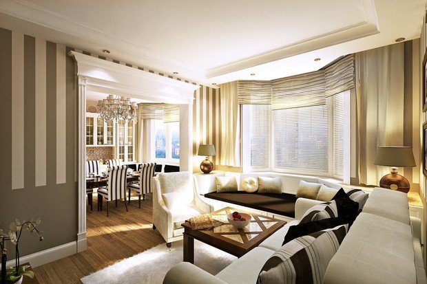 Фото из портфолио Квартира 130 кв.м. в ЖК "Триумф-Палас" – фотографии дизайна интерьеров на INMYROOM