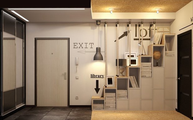 Фотография: Прихожая в стиле Скандинавский, Гостиная, Гардеробная, Советы – фото на INMYROOM