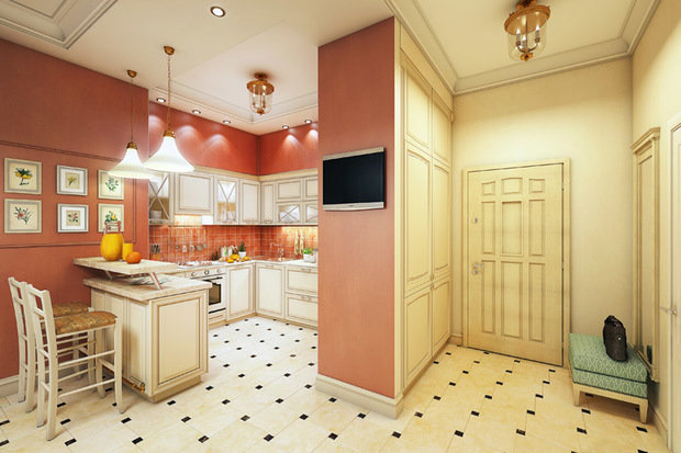 Фото из портфолио Квартира 70 кв.м – фотографии дизайна интерьеров на INMYROOM