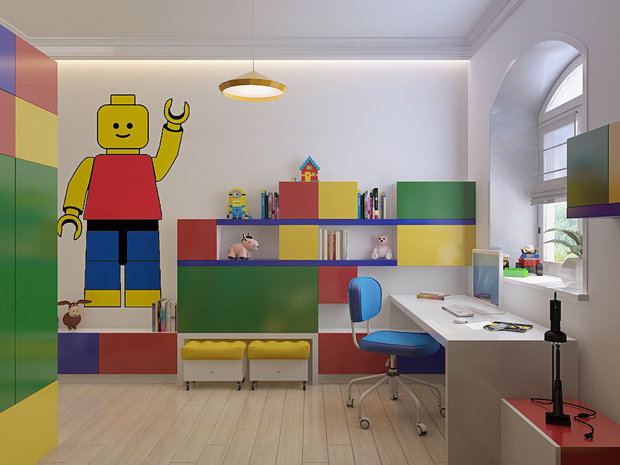 Фото из портфолио Детская Лего – фотографии дизайна интерьеров на INMYROOM