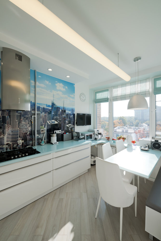 Фотография: Кухня и столовая в стиле Хай-тек – фото на INMYROOM