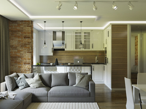 Фото из портфолио Интерьер квартиры. Киев. 2014 – фотографии дизайна интерьеров на INMYROOM