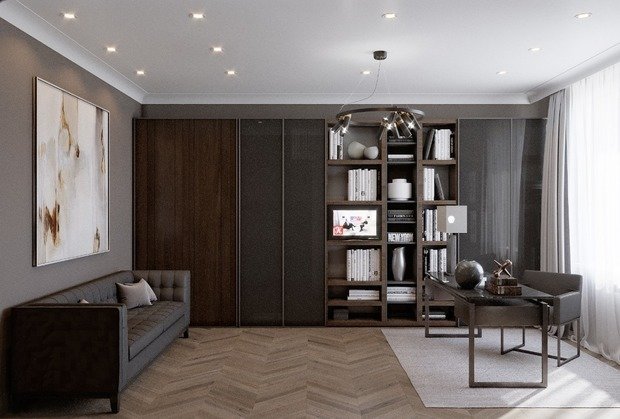 Фото из портфолио Квартира 104 кв.м – фотографии дизайна интерьеров на INMYROOM