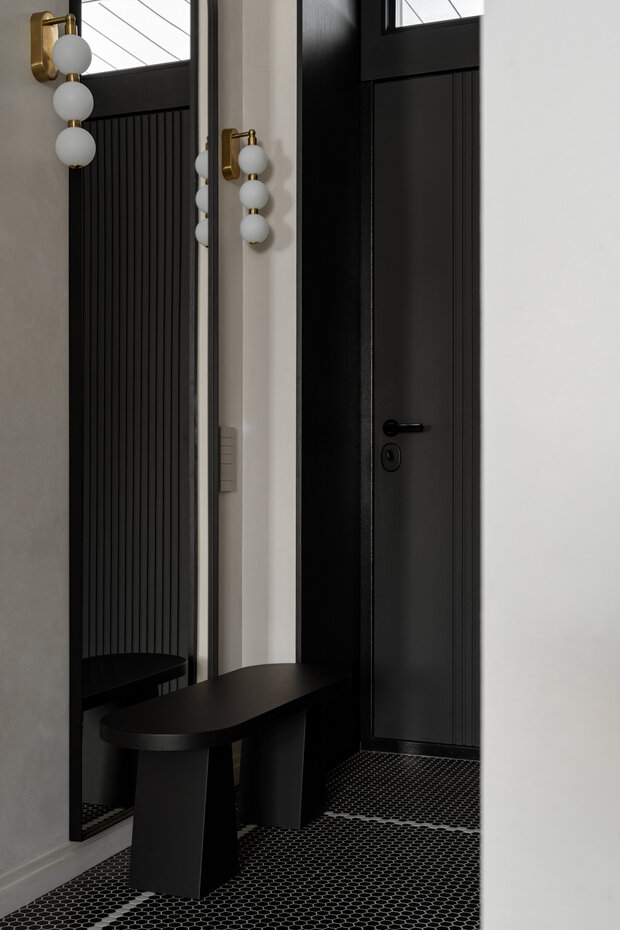 Фотография: Прихожая в стиле Современный, Дом, Проект дня, Дом и дача, Татарстан, Кирпичный дом, 4 и больше, Более 90 метров – фото на INMYROOM