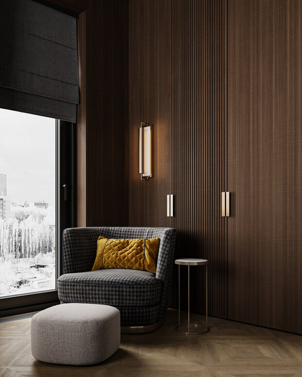 Фото из портфолио Квартира в стиле "Современная классика" 130 кв.м. – фотографии дизайна интерьеров на INMYROOM