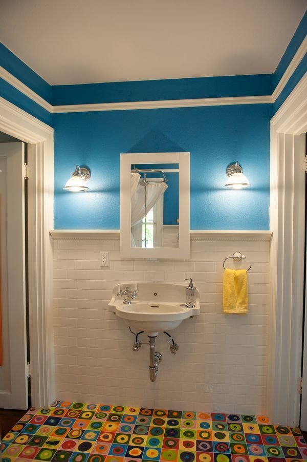 Фотография: Ванная в стиле Прованс и Кантри, Декор интерьера, Дизайн интерьера, Цвет в интерьере, Желтый – фото на INMYROOM