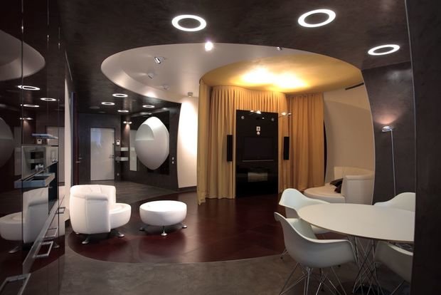 Фото из портфолио Квартира-яйцо – фотографии дизайна интерьеров на INMYROOM