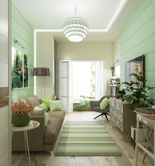 Фото из портфолио Спальня "Mojito" – фотографии дизайна интерьеров на INMYROOM