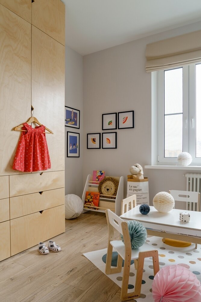 Фотография: Детская в стиле Современный, Квартира, Проект недели, Ленинградская область, 3 комнаты, 60-90 метров, Любовь Уткина – фото на INMYROOM