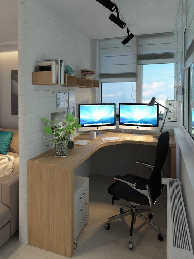 Фото из портфолио 3к.кв. в ЖК Атлант (58,9 кв.м) – фотографии дизайна интерьеров на INMYROOM