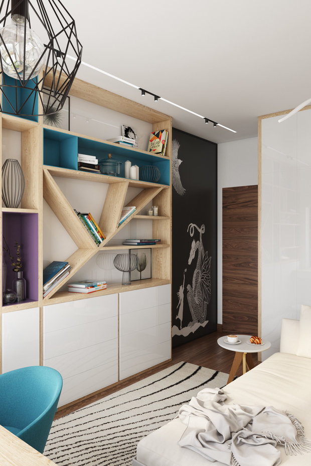 Фото из портфолио Фьюжн на Заозёрной – фотографии дизайна интерьеров на INMYROOM