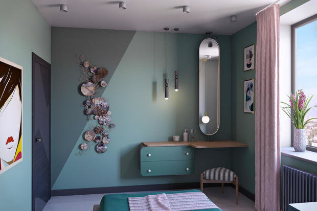 Фото из портфолио Colorblock – фотографии дизайна интерьеров на INMYROOM