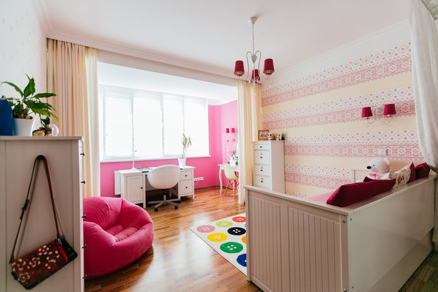 Фотография: Детская в стиле Прованс и Кантри, Современный, Квартира, Крым, Проект недели, 4 и больше, Более 90 метров, Симферополь, Татьяна Петрова – фото на INMYROOM