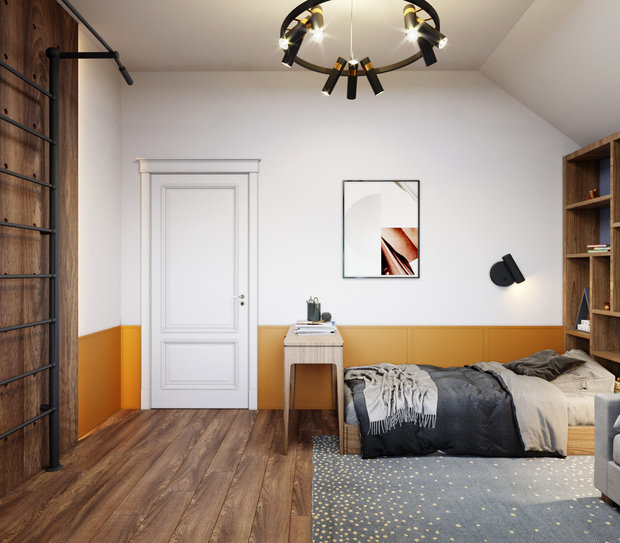 Фотография: Детская в стиле Современный, Дом, Ariston, Проект недели, 4 и больше, Более 90 метров, Уфа, Isometrio, Dune 1 R – фото на INMYROOM