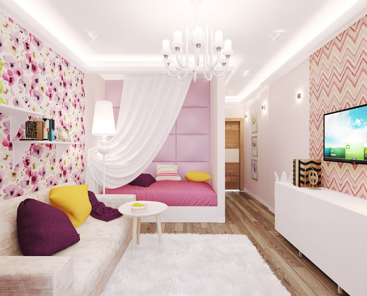 Фото из портфолио Улица Болотникова, 105 м2 – фотографии дизайна интерьеров на INMYROOM Фото из портфолио Улица Болотникова, 105 м2 – фотографии дизайна интерьеров на INMYROOM