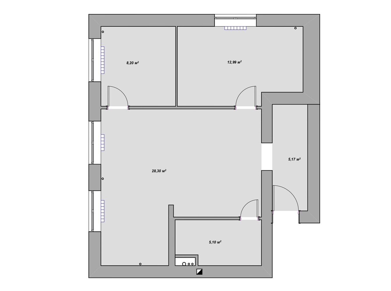 Фотография: Планировки в стиле , Скандинавский, Современный, Квартира, Проект дня, Химки, Московская область, Сталинка, 3 комнаты, 40-60 метров, Светлана Конькова – фото на INMYROOM Фотография: Планировки в стиле , Скандинавский, Современный, Квартира, Проект дня, Химки, Московская область, Сталинка, 3 комнаты, 40-60 метров, Светлана Конькова – фото на INMYROOM