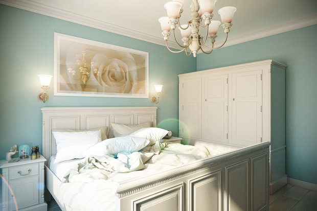 Фотография: Спальня в стиле Классический, Квартира, Дома и квартиры, Прованс, Проект недели, Москва – фото на INMYROOM