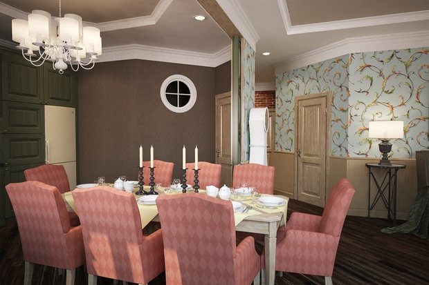 Фото из портфолио "Кантри" квартира в Ростове-на-Дону – фотографии дизайна интерьеров на INMYROOM