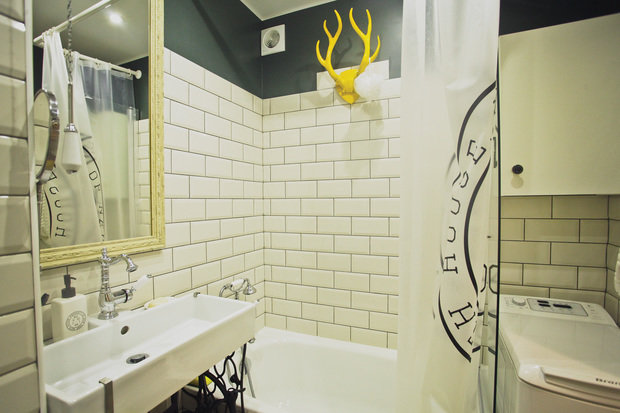 Фотография: Ванная в стиле Скандинавский, DIY, Квартира, Дома и квартиры, IKEA – фото на INMYROOM