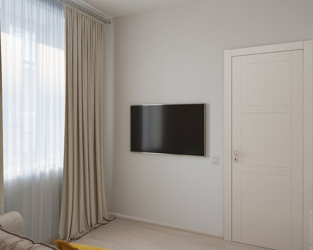 Фото из портфолио Цветной минимализм – фотографии дизайна интерьеров на INMYROOM