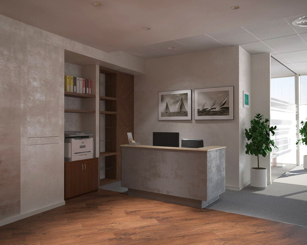 Фото из портфолио Офис. Ресепшн. – фотографии дизайна интерьеров на INMYROOM