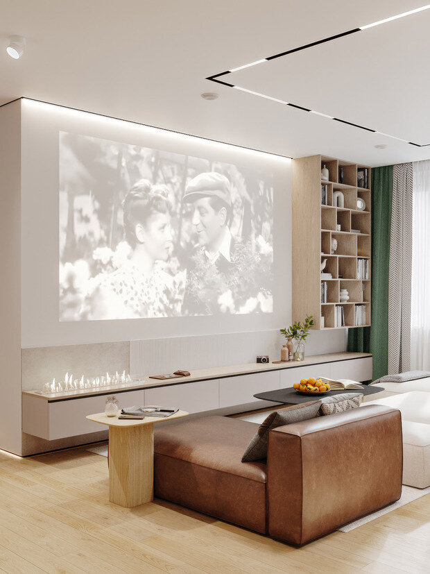 Фотография: Гостиная в стиле Современный, Эклектика, Прихожая, Квартира, Проект дня, Санкт-Петербург, Юлия Чернова, 4 и больше, 60-90 метров – фото на INMYROOM