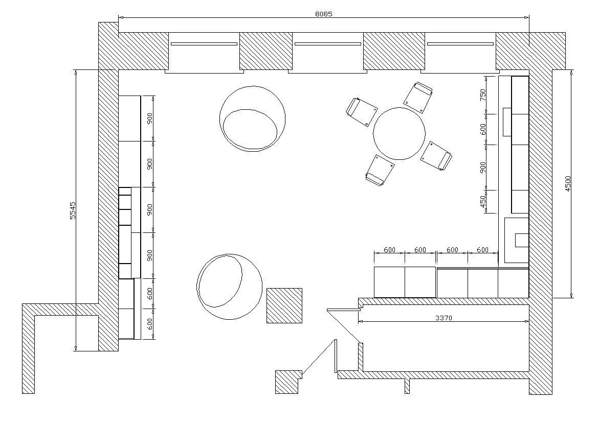 Фотография: Планировки в стиле , Кухня и столовая, Перепланировка, Mr.Doors – фото на INMYROOM Фотография: Планировки в стиле , Кухня и столовая, Перепланировка, Mr.Doors – фото на INMYROOM