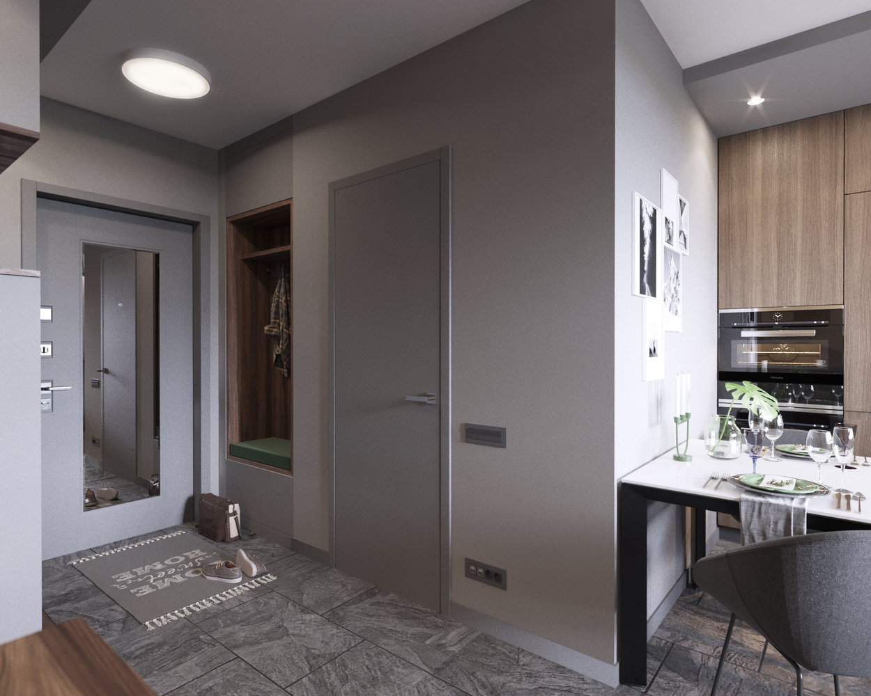 Фотография: Прихожая в стиле Современный, Квартира, Проект недели, Санкт-Петербург, Виктория Малышева, VMGroup, 2 комнаты, 40-60 метров, Монолитно-кирпичный, ЖК Самоцветы – фото на INMYROOM Фотография: Прихожая в стиле Современный, Квартира, Проект недели, Санкт-Петербург, Виктория Малышева, VMGroup, 2 комнаты, 40-60 метров, Монолитно-кирпичный, ЖК Самоцветы – фото на INMYROOM