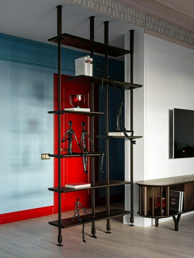 Фотография: Гостиная в стиле Современный, Эклектика, Квартира, Проект недели, Москва, 3 комнаты, Более 90 метров, Miklashevskaia Interior, Анна Миклашевская – фото на INMYROOM