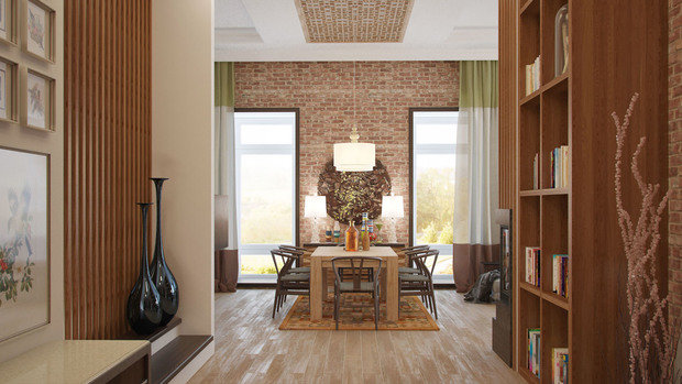 Фото из портфолио Загородный дом Wright-Park 33 – фотографии дизайна интерьеров на INMYROOM