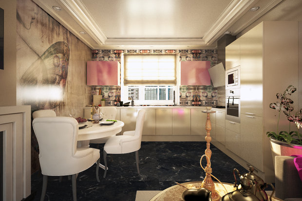 Фото из портфолио Квартира для молодой пары – фотографии дизайна интерьеров на INMYROOM