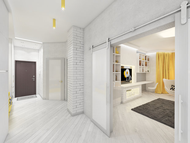 Фото из портфолио Дизайн интерьера квартиры. Киев. 2014 – фотографии дизайна интерьеров на INMYROOM