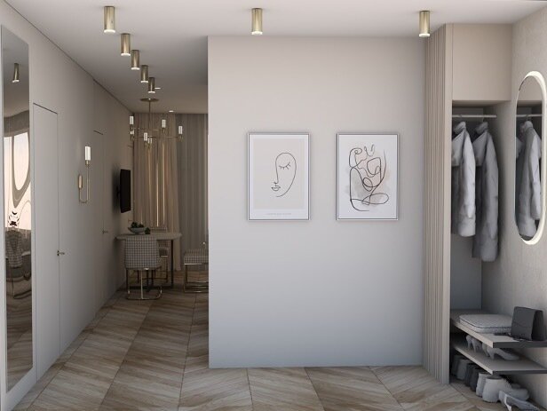 Фото из портфолио ЖК Zoe – фотографии дизайна интерьеров на INMYROOM