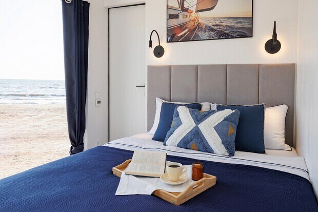 Фотография: Спальня в стиле Современный, Минимализм, Малогабаритная квартира, Дом, Проект дня, Дом и дача, Краснодар, 2 комнаты, до 40 метров, современный с элементами минимализма и скандинавского стиля, Мария Шишова – фото на INMYROOM