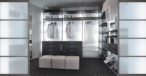 Фото из портфолио ГАРДЕРОБНЫЕ СИСТЕМЫ LITGH от АРТВЬЮ – фотографии дизайна интерьеров на INMYROOM