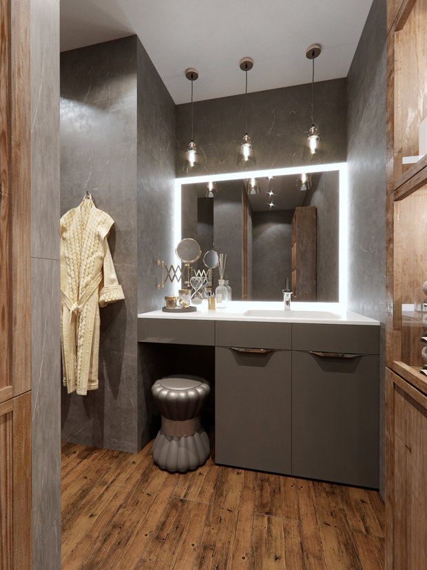 Фото из портфолио Студия в ЖК Реформ – фотографии дизайна интерьеров на INMYROOM