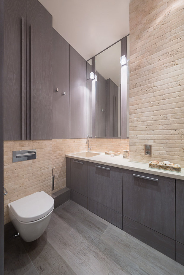 Фотография: Ванная в стиле Лофт, Современный, Квартира, Дома и квартиры, Проект недели, Москва – фото на INMYROOM