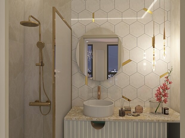 Фото из портфолио ЖК "Goldn city" – фотографии дизайна интерьеров на INMYROOM