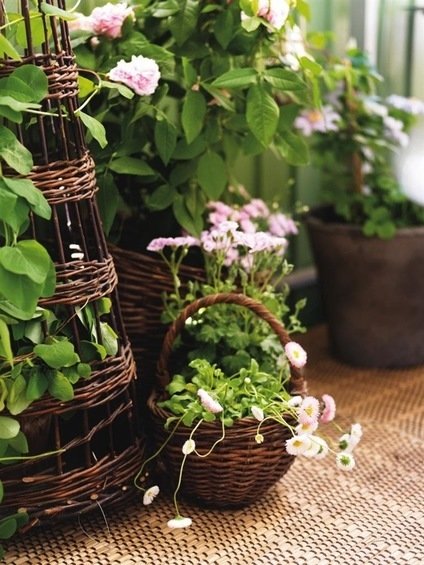 Фотография: Флористика в стиле , Балкон, Декор интерьера, Квартира, Интерьер комнат – фото на INMYROOM