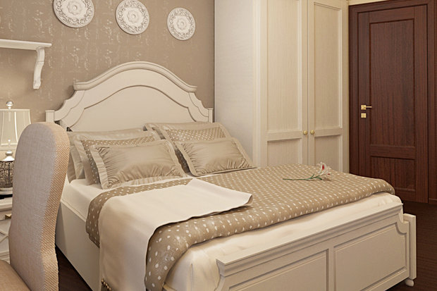 Фото из портфолио Спальни в классическом стиле в теплой гамме  – фотографии дизайна интерьеров на INMYROOM