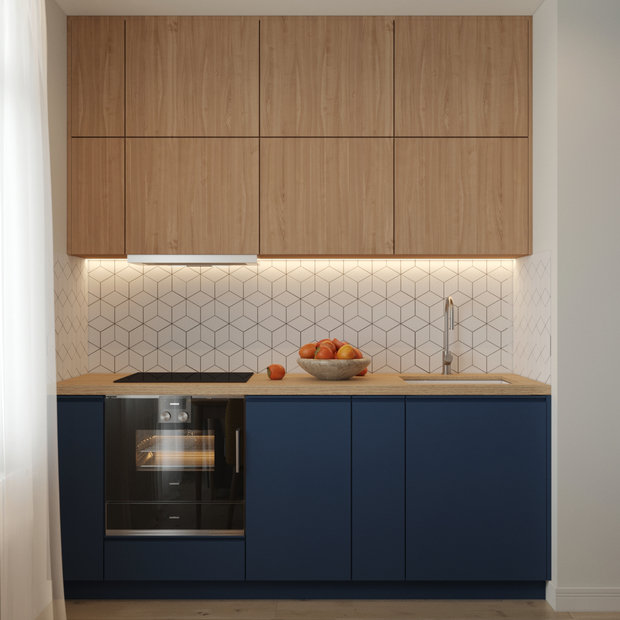 Фото из портфолио Квартира в скандинавском стиле в ЖК Галактика – фотографии дизайна интерьеров на INMYROOM