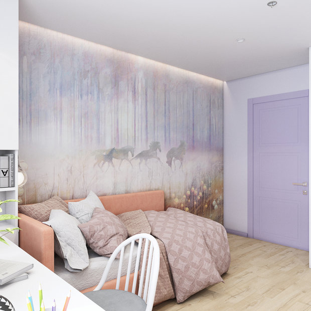 Фото из портфолио Квартира 61,4 м2 (2020) – фотографии дизайна интерьеров на INMYROOM