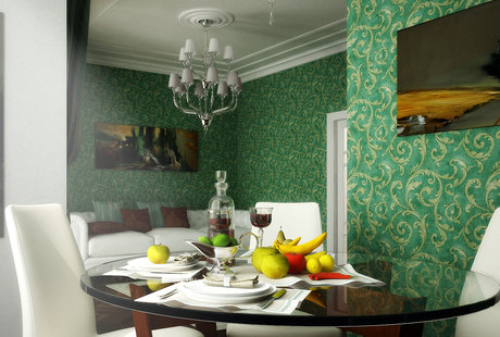 Moscow apartment. Design project / 130 sq m / 2012
